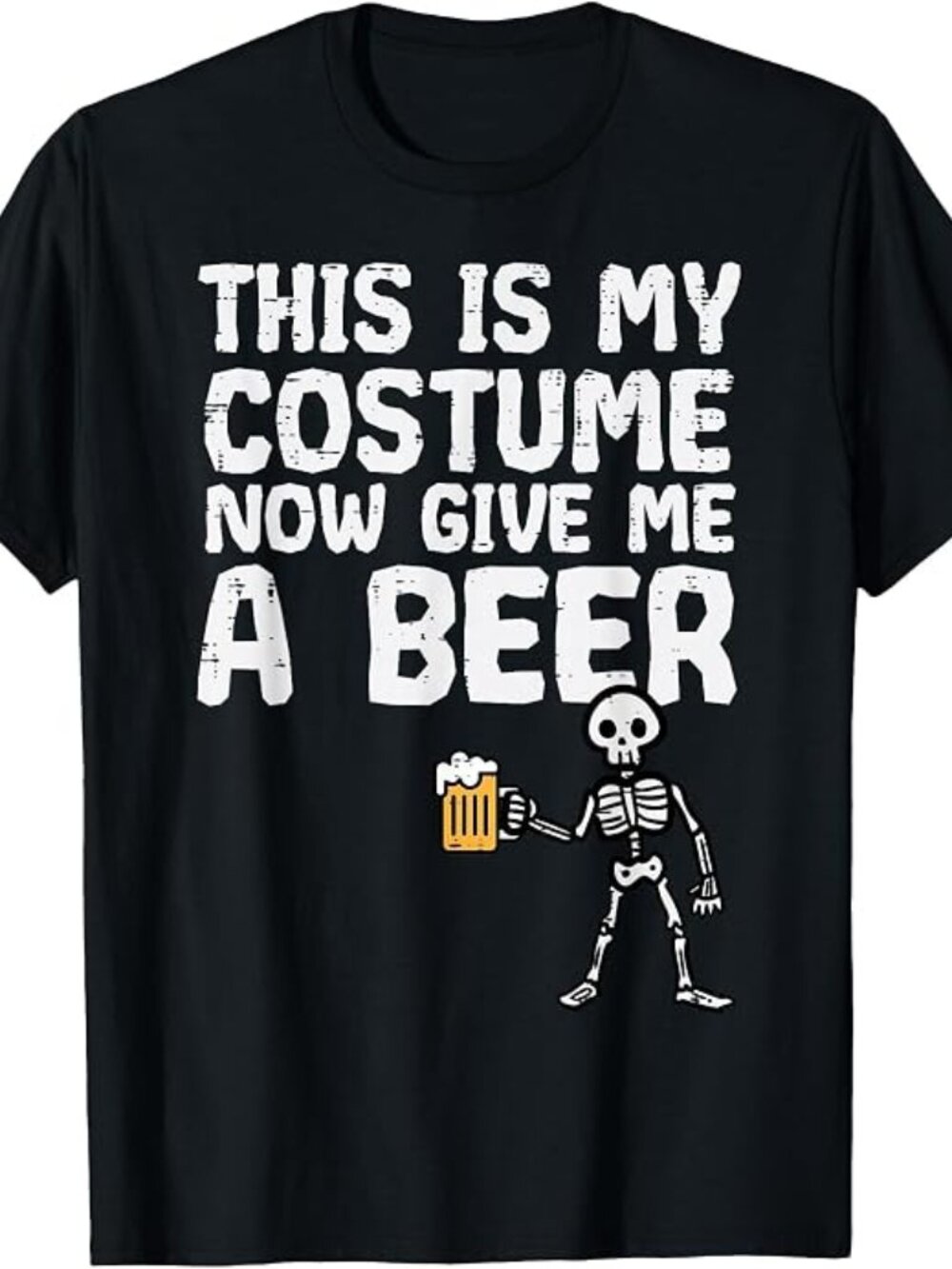 Halloween This is My Costume Give Me Funny Skeleton Dad Men T-Shirt - Picture 1 of 1